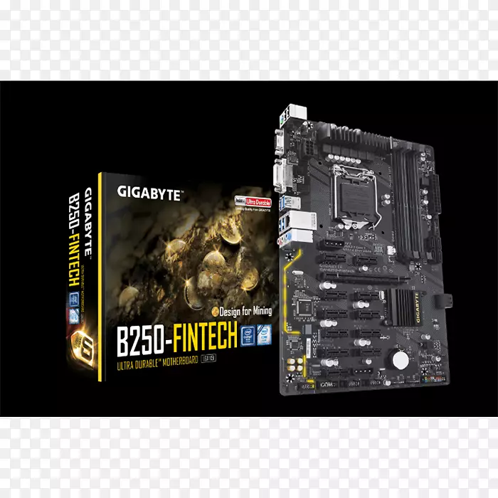 主板ga-B 250-fintech gigabyte ga-B 250-金融科技智能电话：B 250 lga 1151 atx-intel