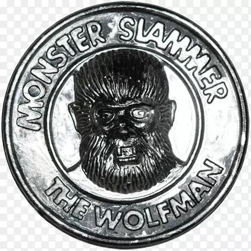 硬币徽章白色字体-通用怪物
