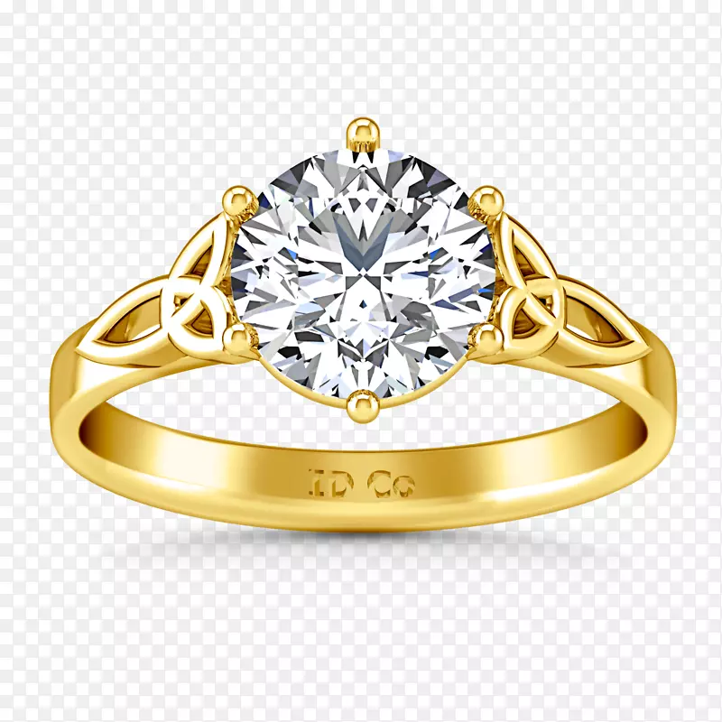 钻石订婚戒指纸牌结婚戒指-钻石