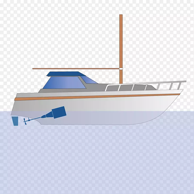 游艇内摩托艇船螺旋桨
