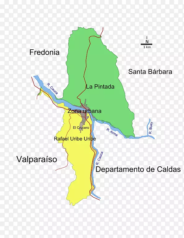 La Pintada，Antioquia Bello Valparaíso，Antioquia西南Antioquia marinilla-map