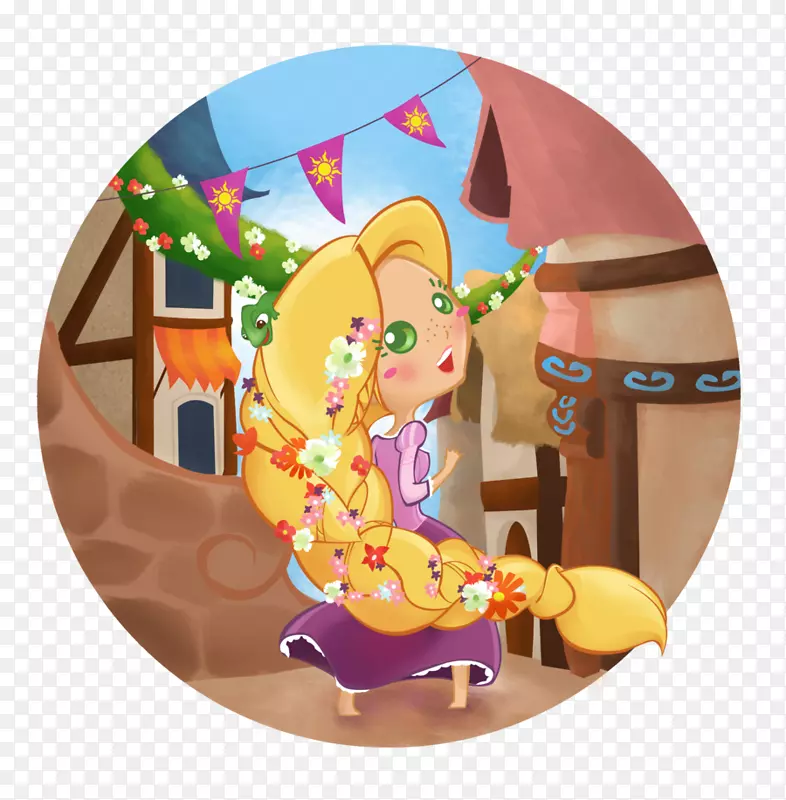 圣诞饰品玩具Google Play-Rapunzel辫子