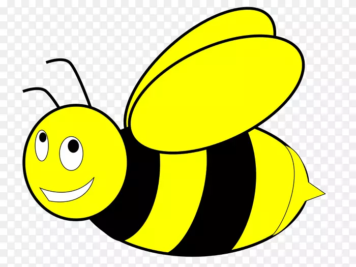 蜜蜂绘画剪贴画-蜜蜂