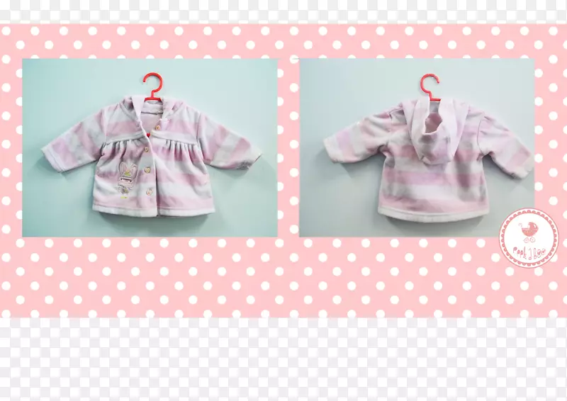 纸套粉红m纺织外套-婴儿服装