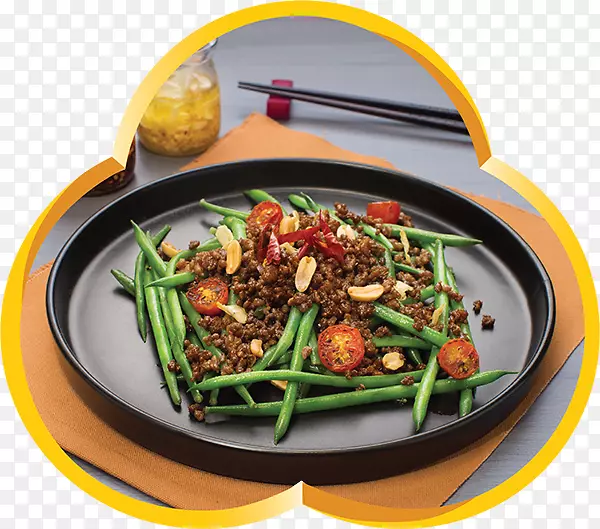 泰国料理素食料理椰子菜谱黄胡椒-蔬菜