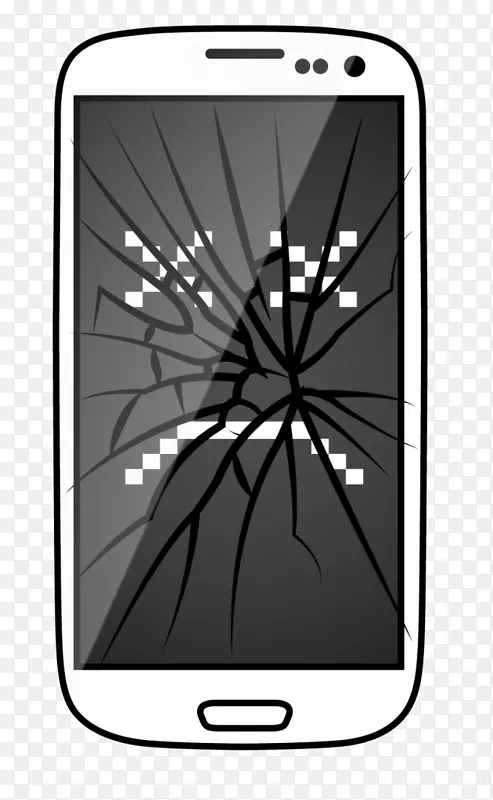 苹果iphone 7加电话大猩猩玻璃电脑破解手机