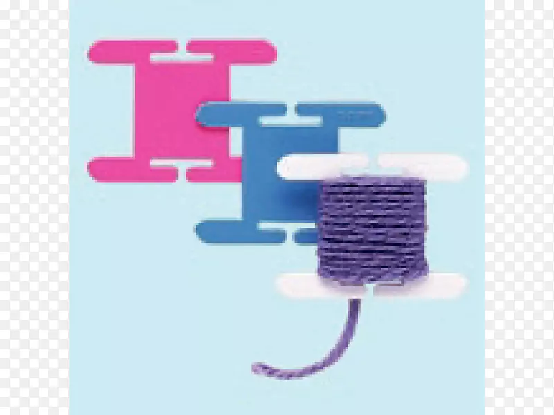 针织针紫色字体