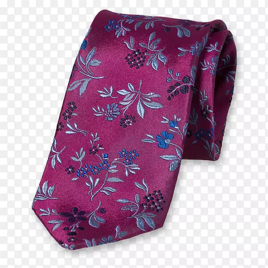 丝质领带紫红色粉色紫色领带
