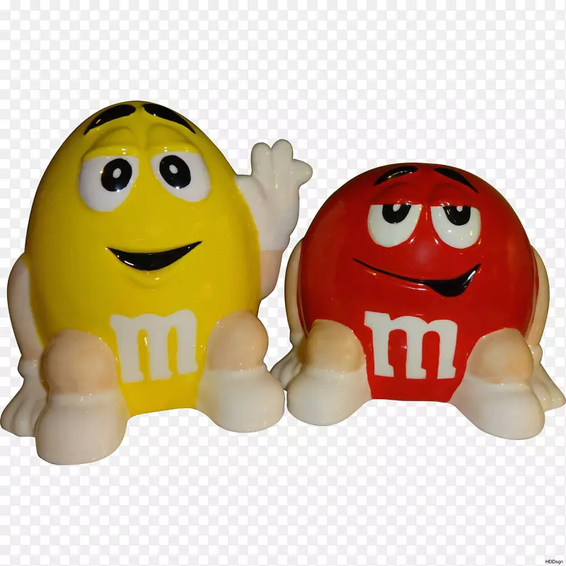 M&M的笑脸糖果广告盐