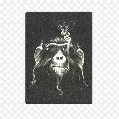 t恤猴发行版黑猩猩动物印-cef