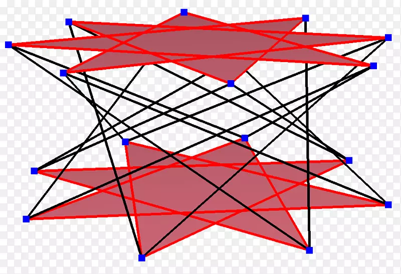 六角线对称角顶点线