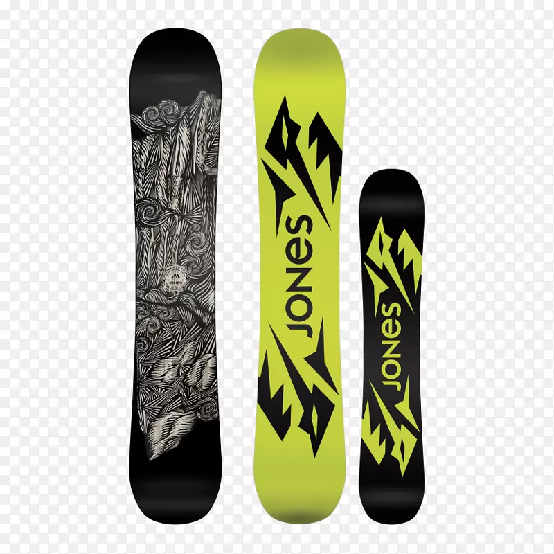 滑雪板运动用品琼斯山双胞胎(2016年)腰部-滑雪板