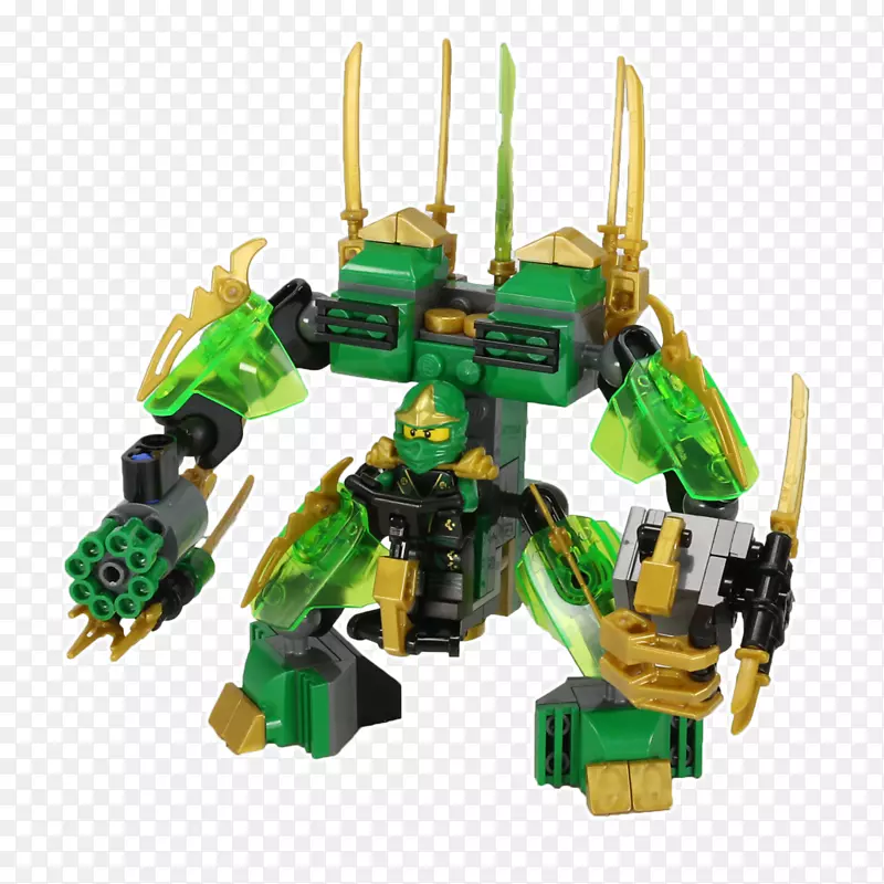 劳埃德加玛顿机器人乐高70612乐高忍者电影绿色忍者机械龙龙机器人