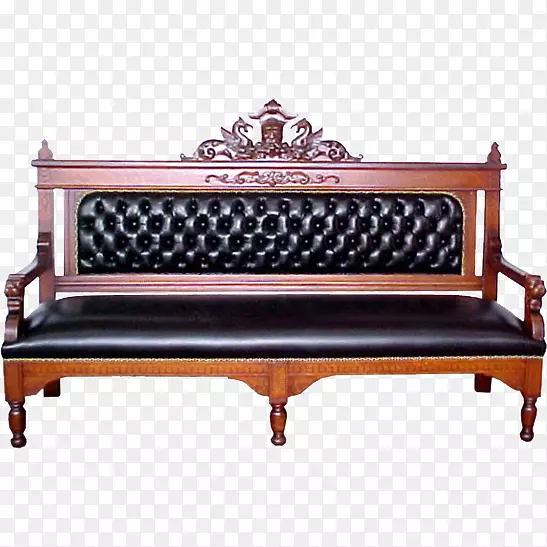 沙发床古董家具长椅-古董