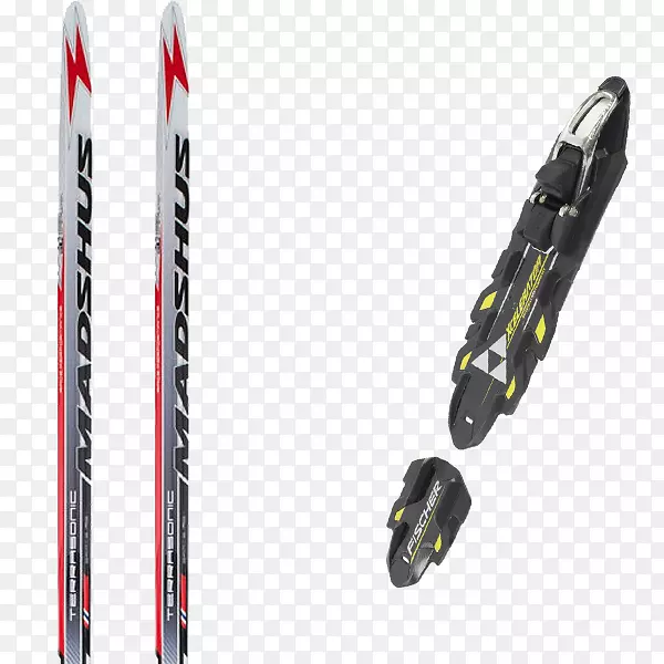 滑雪捆绑滑雪杆滑雪板的设计