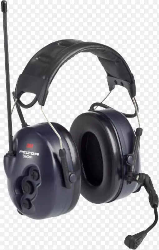 保护耳罩耳机db 3m Peltor litecom耳机双向无线电