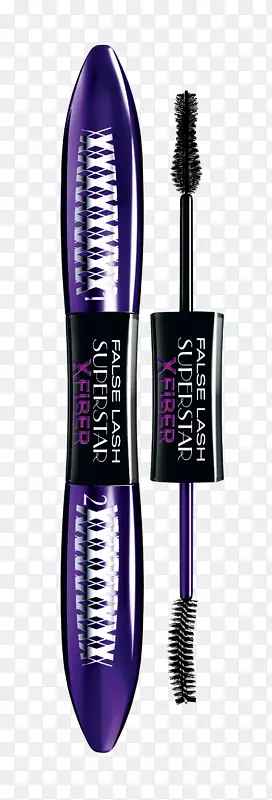 L‘oréal大号x纤维睫毛膏，l真化妆品，迷你版Emmanuel-睫毛膏