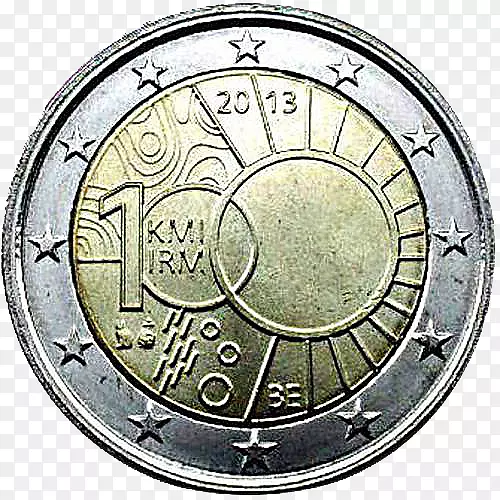 2欧元纪念币2欧元硬币比利时欧元硬币-硬币