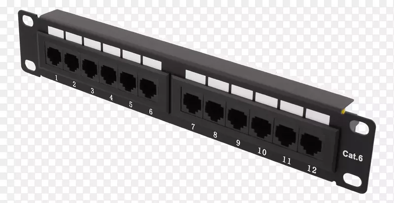 电缆管理面板双绞线6类电缆电气连接器.paino