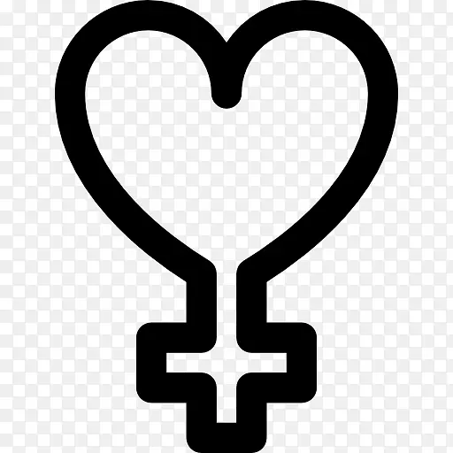 符号：女人的心符号