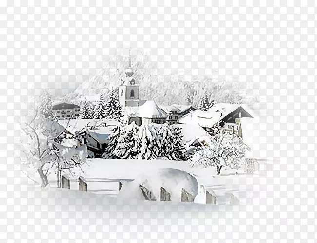 冬季雪博客圣诞桌面壁纸-冬天