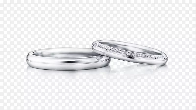 结婚戒指珠宝白金戒指