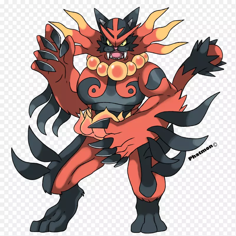 沙蜥蜴Pokémon incineroar Arceus Magikarp-人
