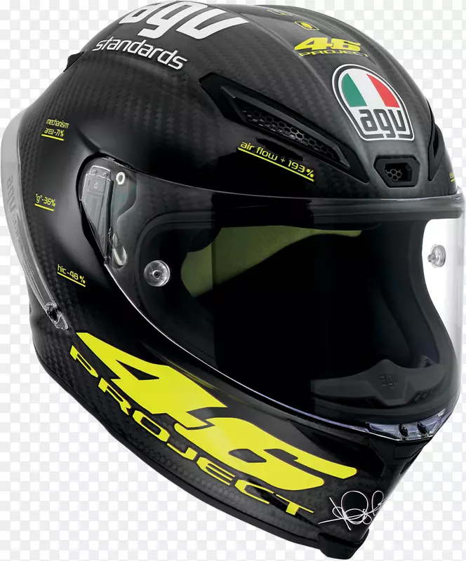 摩托车头盔AGV碳纤维整体式头盔摩托车头盔