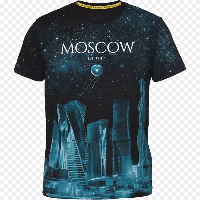 T恤袖外装字体-莫斯科