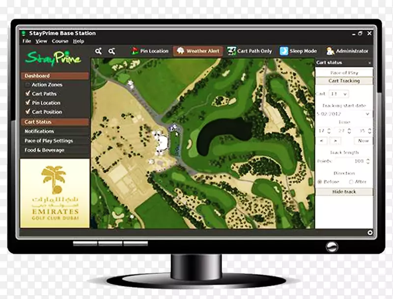 gps导航系统高尔夫球车全球定位系统跟踪系统基站