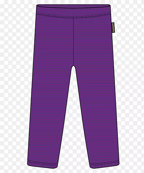 裤腿裤短裤公共关系.紫色条纹