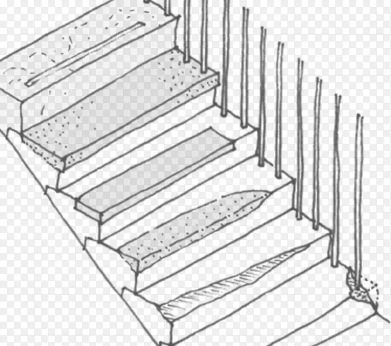 楼梯踏面画楼梯冒口素描-楼梯