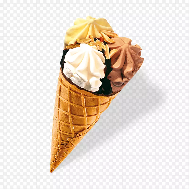 巧克力冰淇淋圆锥体，布兰奇夫人-香蕉片