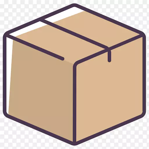 纸箱电脑图标包裹立方体盒