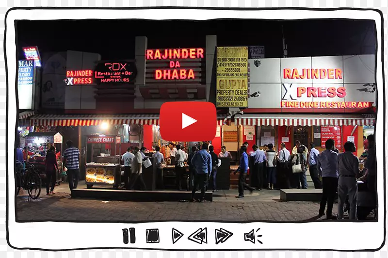 Rajinder da dhaba Punjabi dhaba chana masala餐厅食品