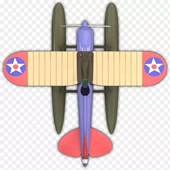 飞机螺旋桨模型飞机机翼