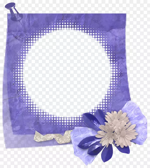 彩色花紫丁香