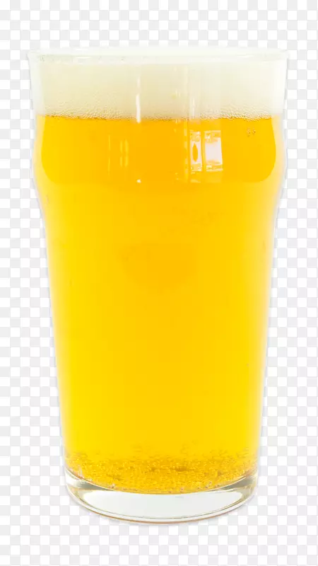 橘子饮料橙汁品脱玻璃哈维沃班格啤酒-啤酒