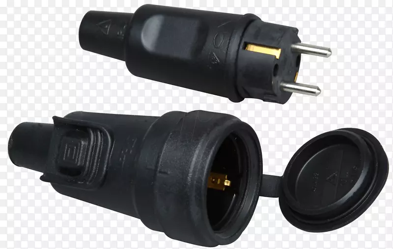 适配器交流电源插头和插座电连接器Schuko电缆
