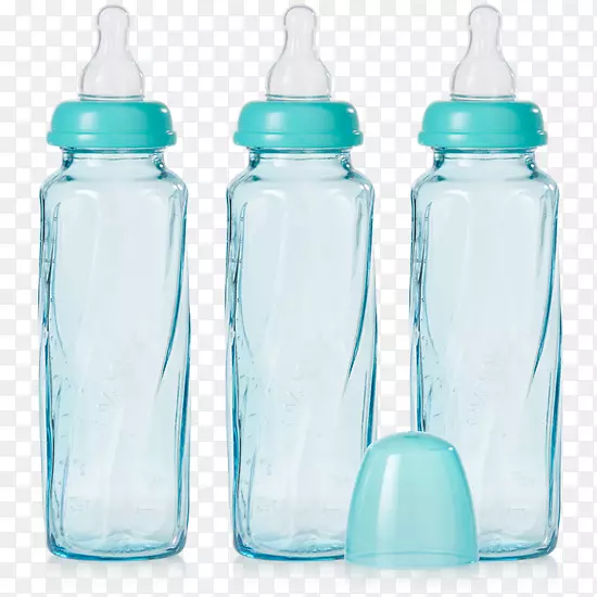 水瓶，婴儿奶瓶，玻璃瓶