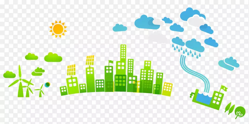 可持续发展绿色建筑企业-社会城市