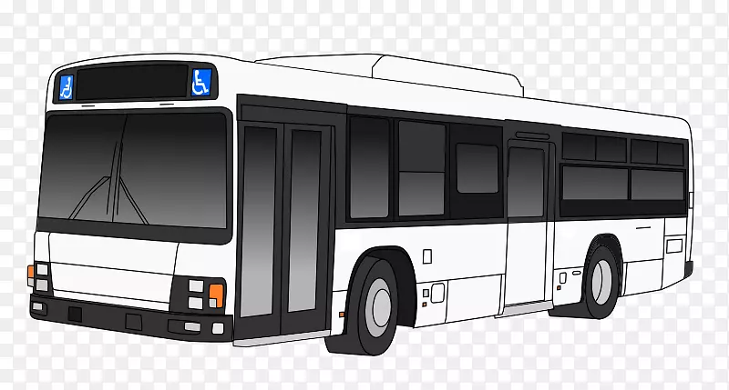 公交巴士电脑图标公共交通剪辑艺术城市巴士