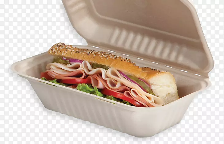 火腿奶酪三明治午餐盒菜-蔬菜市场