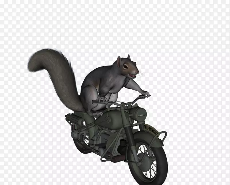 汽车动物-摩托车海报