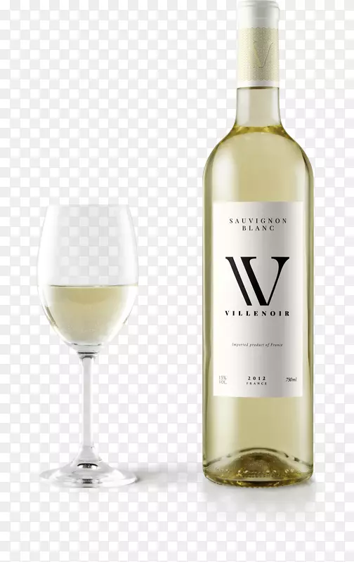 白葡萄酒-一杯苏维浓白葡萄酒