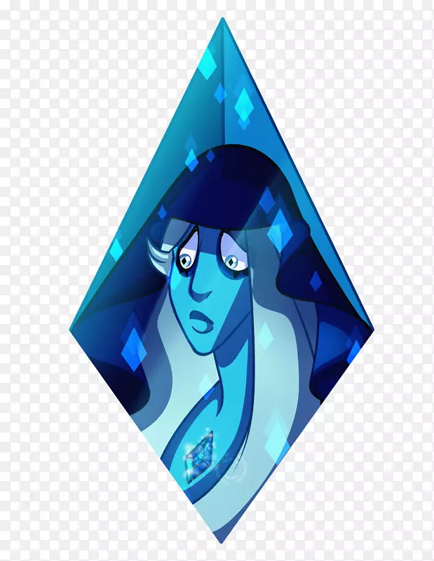 蓝色钻石画希望钻石-钻石