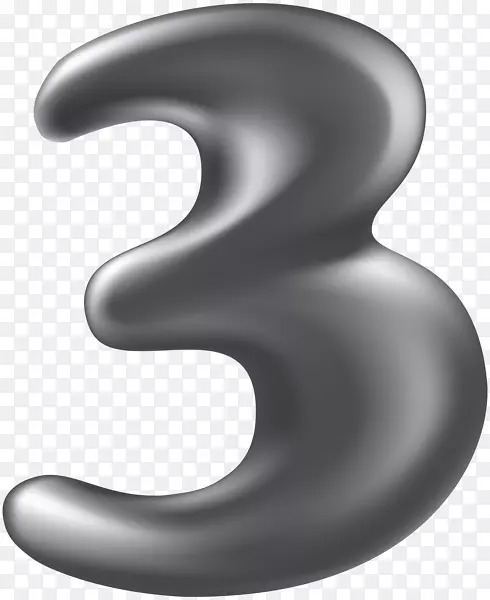 桌面壁纸剪贴画.银色数字