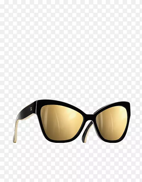 太阳镜香奈儿猫眼眼镜护目镜-阿兰米克利