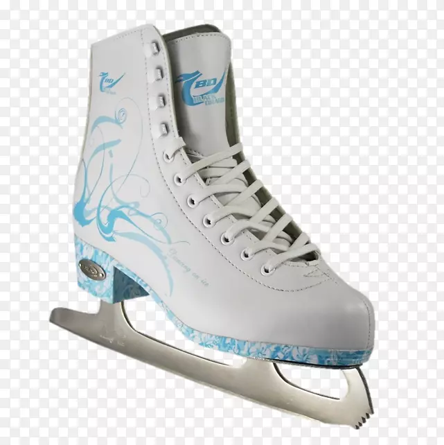 溜冰花样滑冰鞋冰鞋溜冰鞋