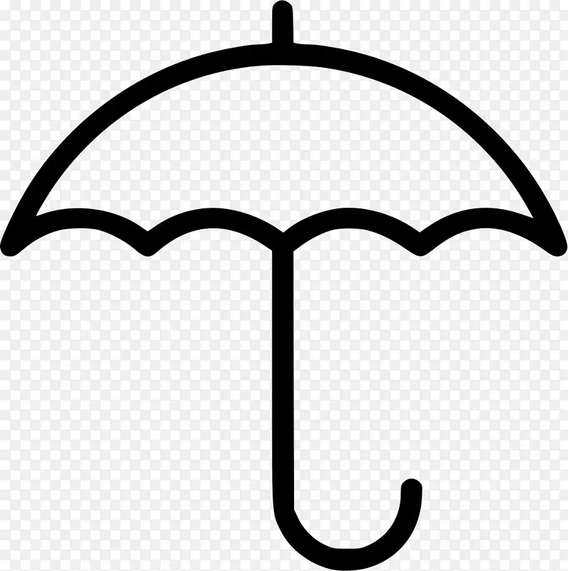 金融房地产保险银行剪贴画-雨伞图标